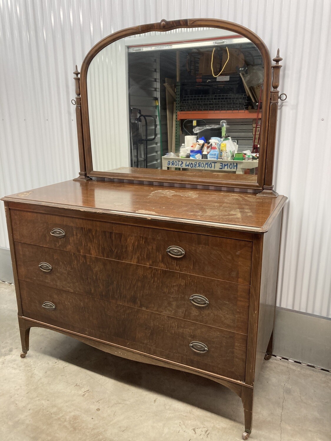Antique 4-drawer Dresser, Widdicomb Furniture DIY #2214