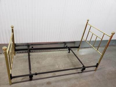 Shiny Brass Twin Bed Frame #2118