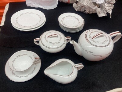 Vintage Noritake China Tea Set, 14 pieces #2314