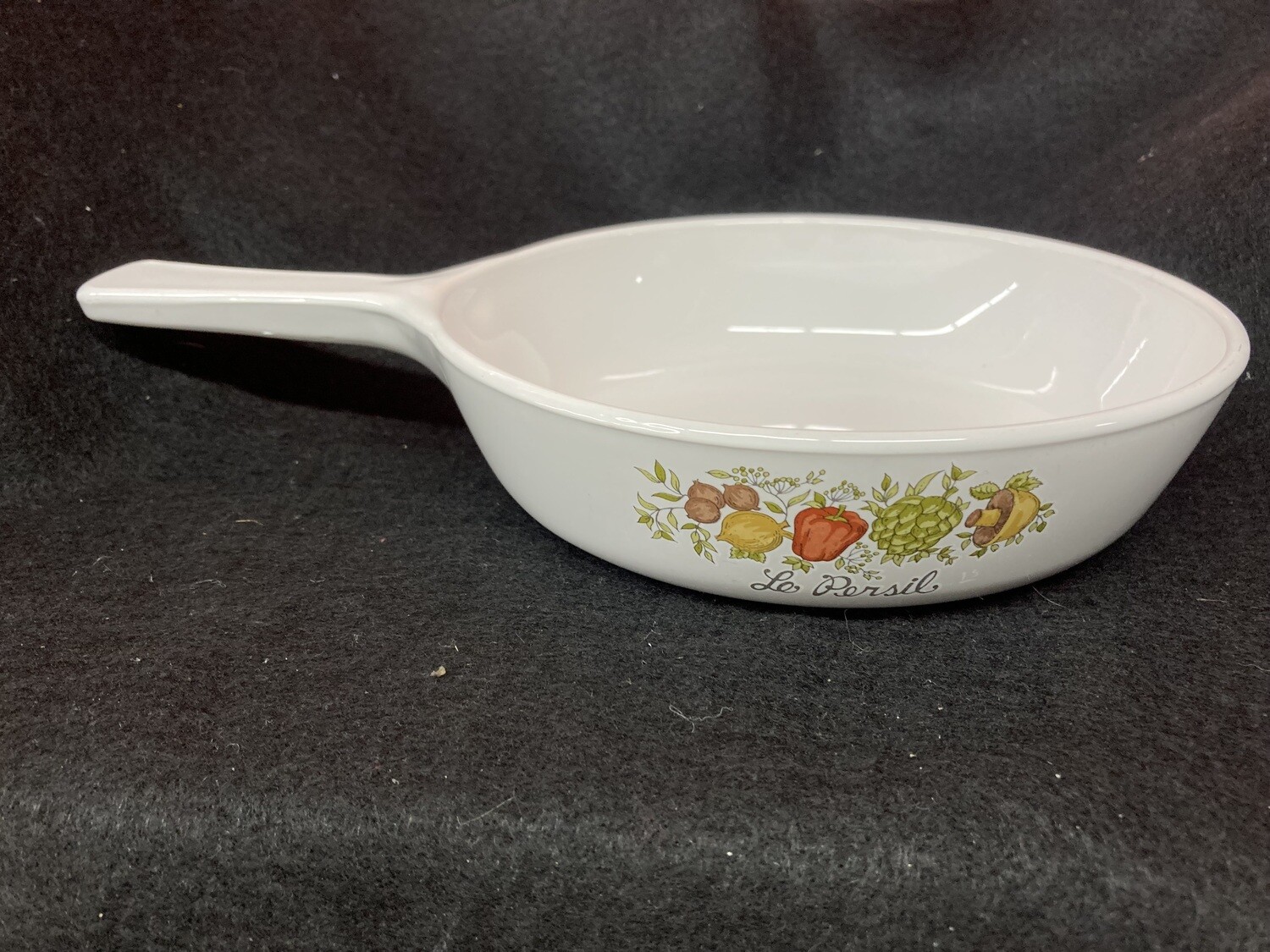 Corningware "Wildflower" 6-1/2" Fry Pan, lid #2314