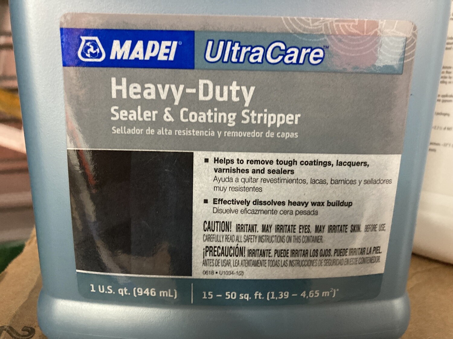Mapei Heavy-Duty Sealer & Coating Stripper, 1  quart #1268
