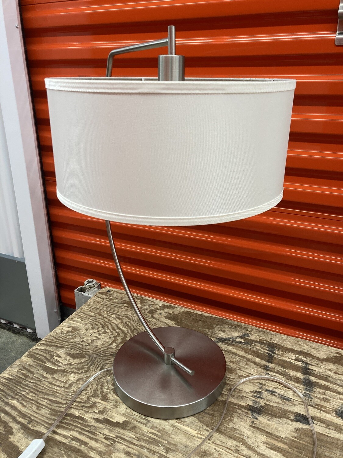 Modern Chrome Arc Table Lamp #2114