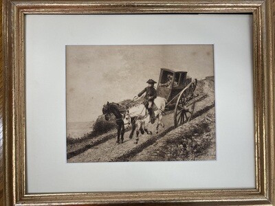 Framed Print: Horse & Buggy #2314