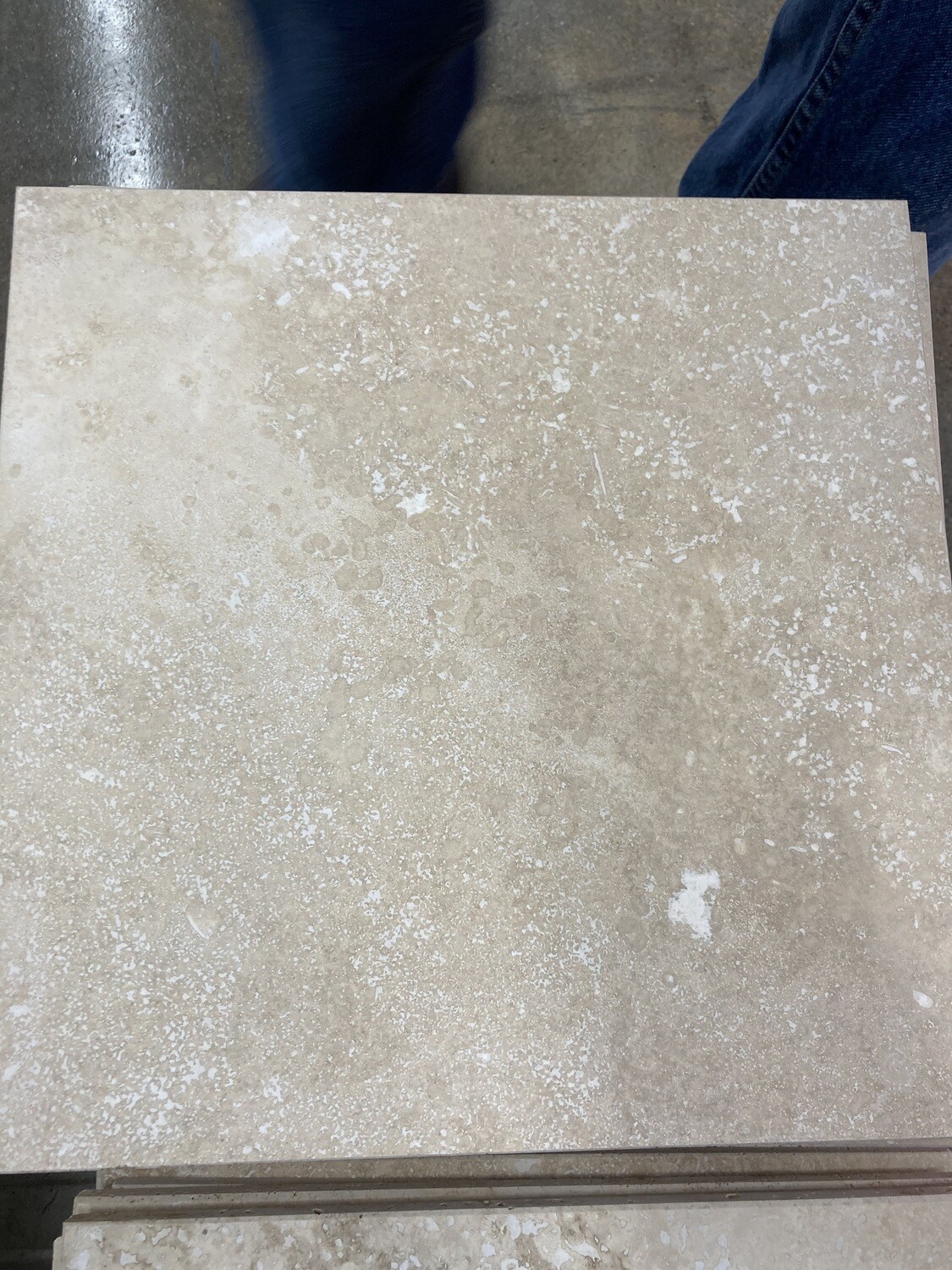 Travertine 12x12 floor tile, 30 sq ft #1268