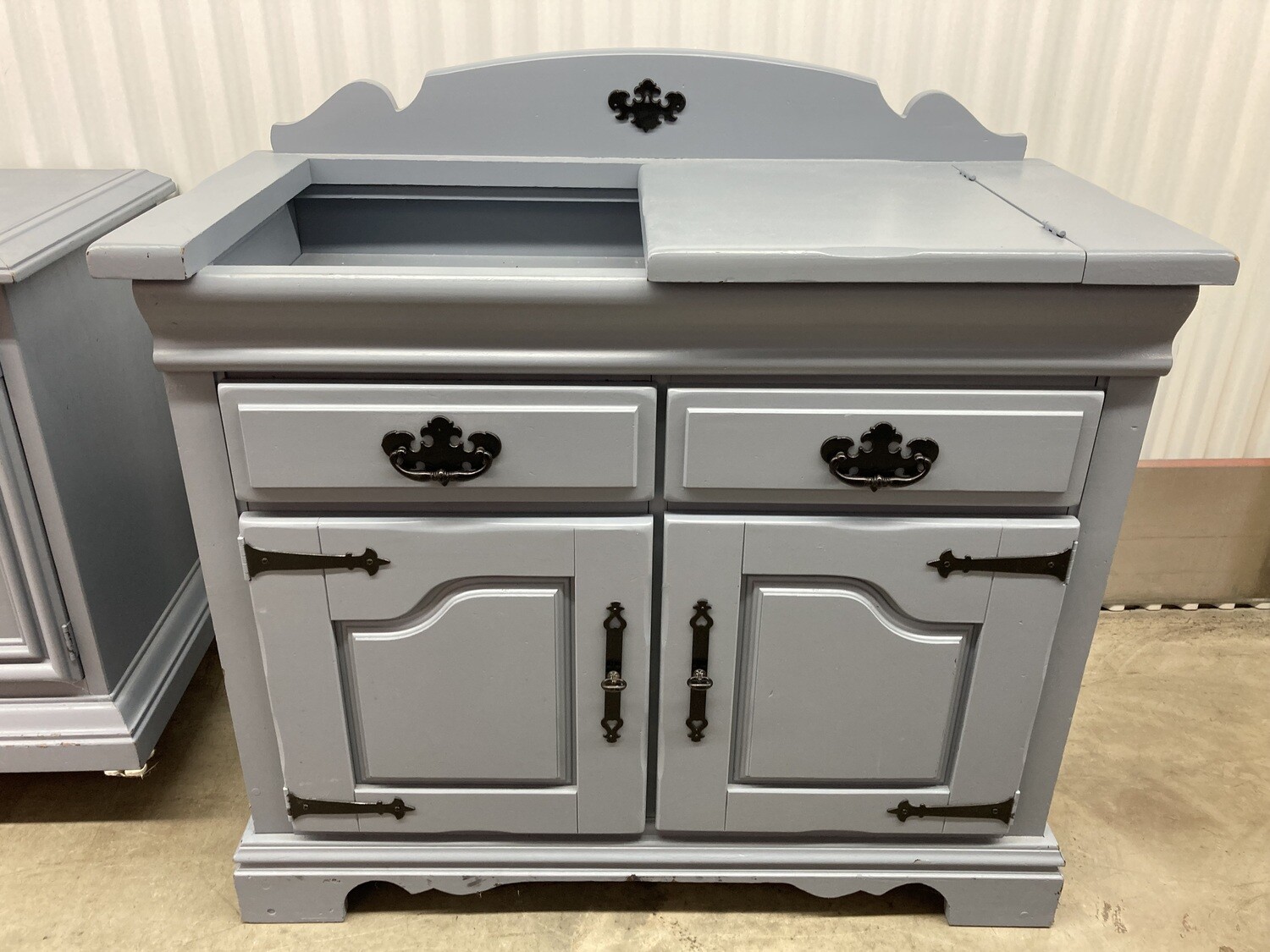 Country Blue Dry Sink #2170