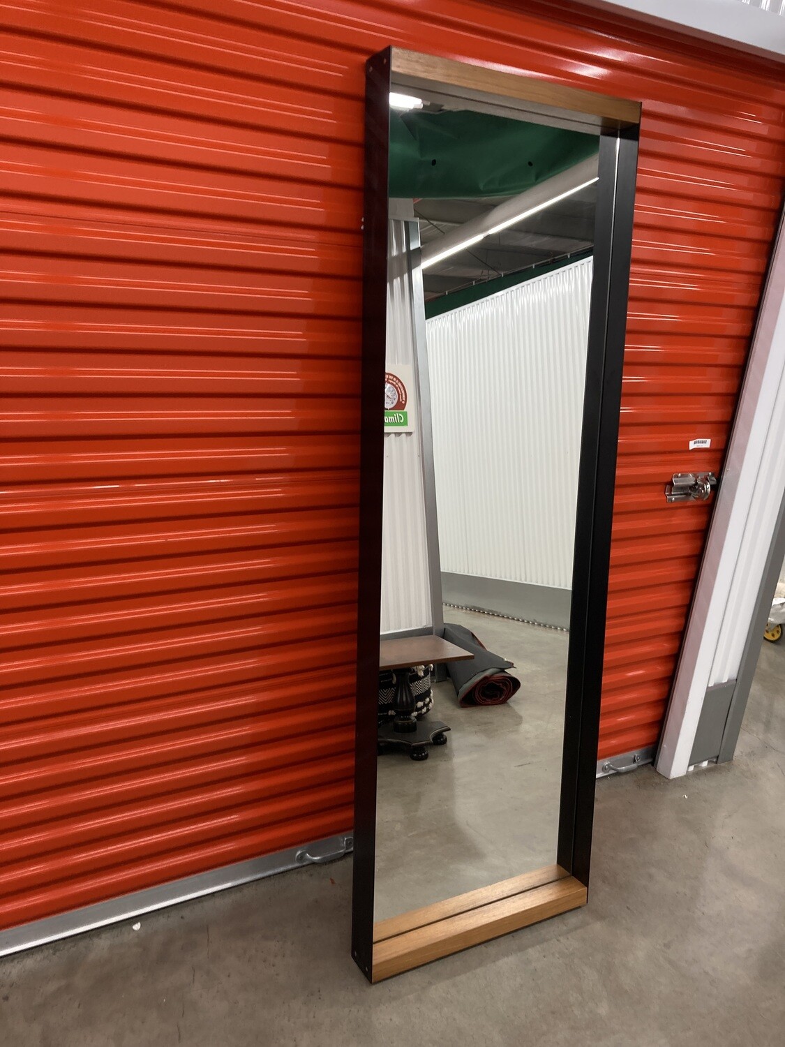 ** Sleek Leaning Floor Mirror, excellent! 2133