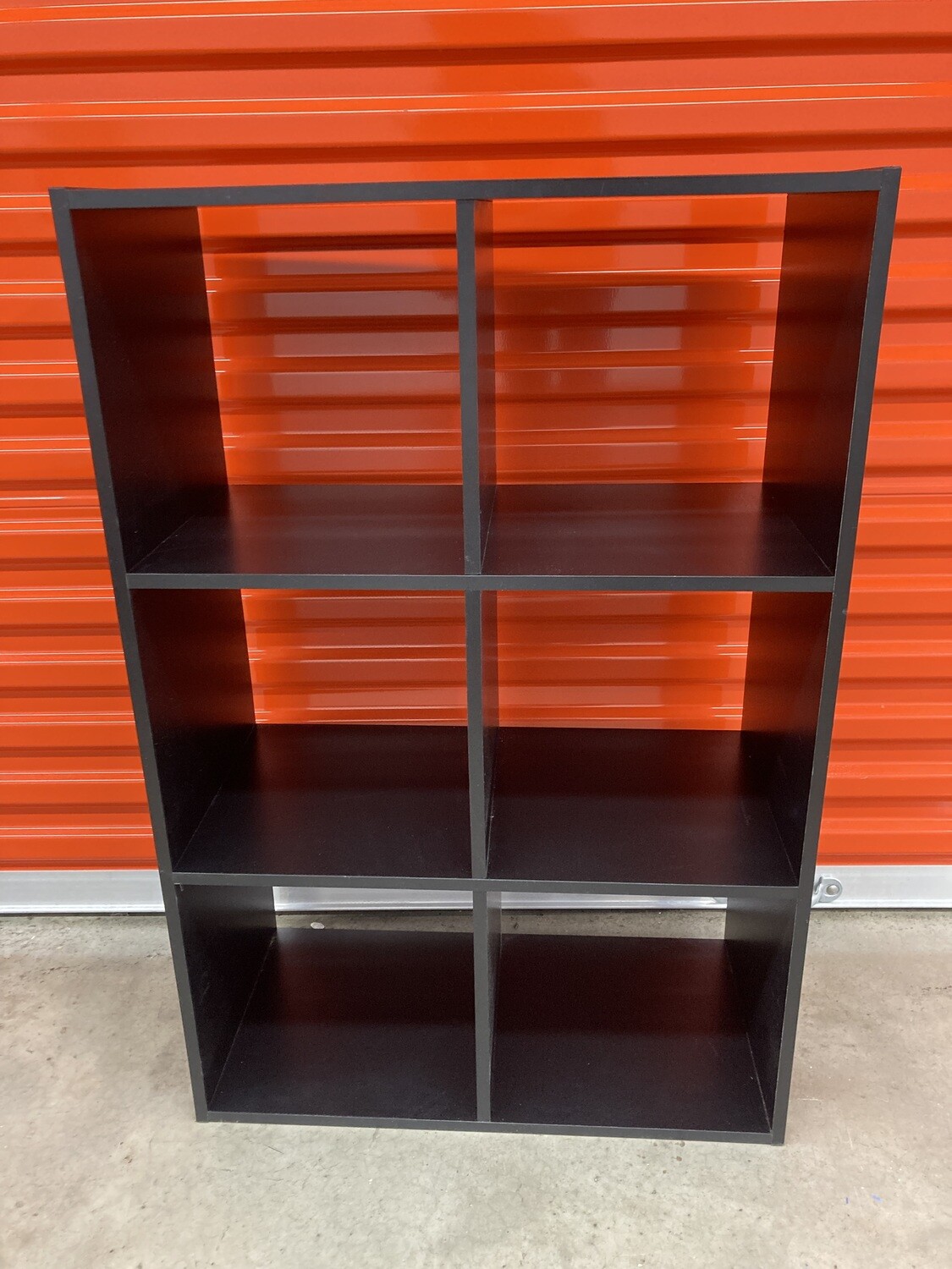 6cube Storage Shelf, black 2103