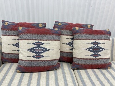 Set of 4 "Southwest" Decor Pillows #2999