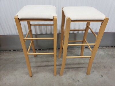 Pair of Bar Stools, needs new covers #2103