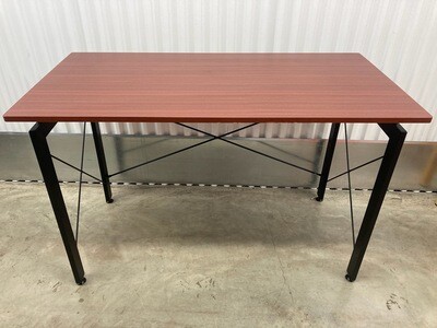 Desk with black metal legs #2170