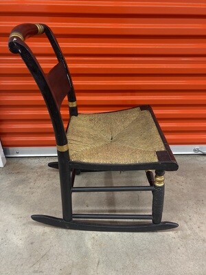 Toddler Rocking Chair, rush seat #2114