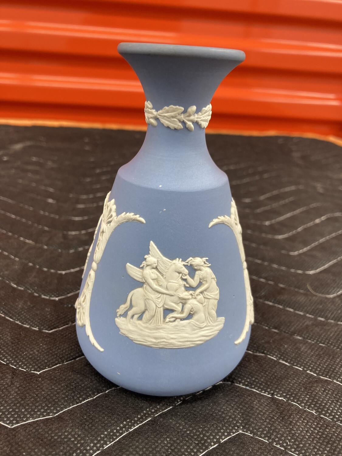 5" Wedgwood Blue Bud Vase #2999