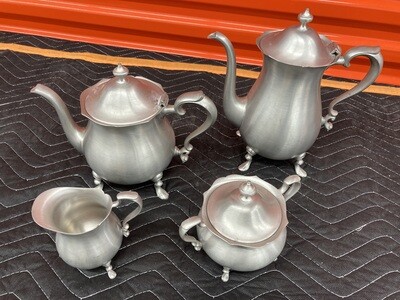 Towle Pewter Coffee & Tea Set made in England! #2314