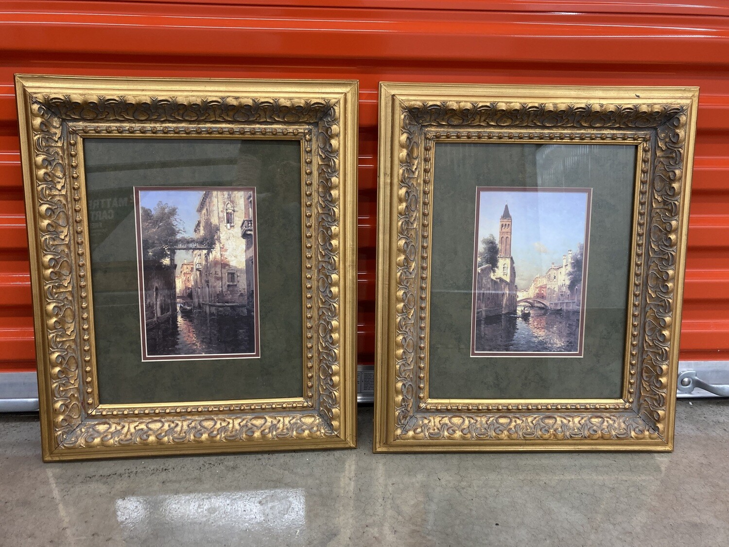 Framed Art Set: Venice Canal #2314 ** 5 mos. to sell, original price?