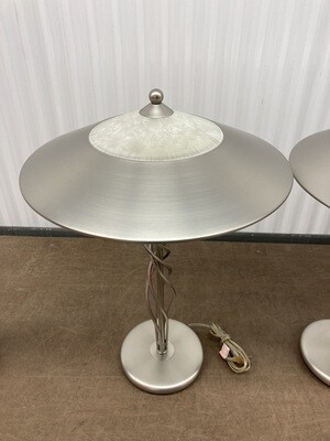 Modern Metal Lamp with frosted glass #2314
