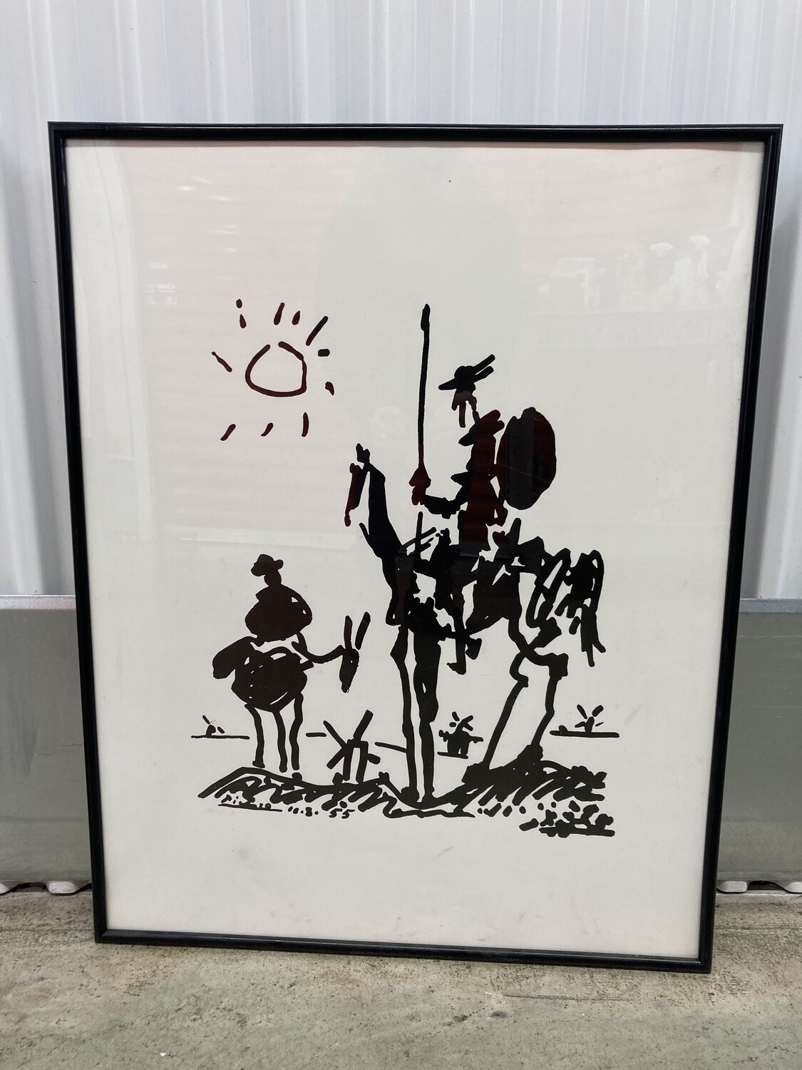 Framed Print: Picasso "Don Quixote" #2314 - 4 mos to sell at 50% off
