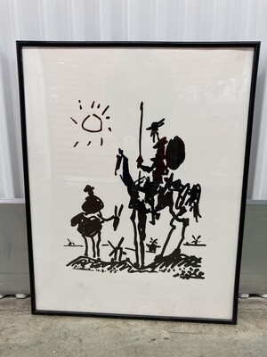 Framed Print: Picasso "Don Quixote" #2999