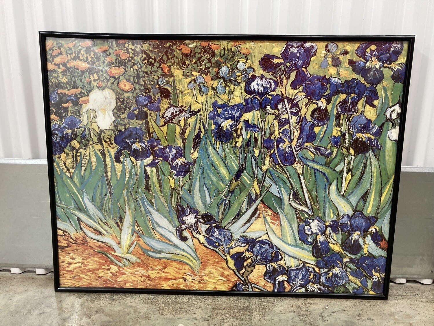 Framed Print: Van Gogh "Irises" #2314 - 4 mos. to sell @ 50% off