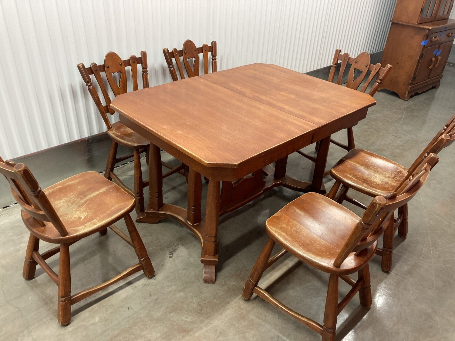 Vintage Maple Kitchen Table Set #2170