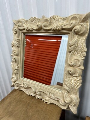 Mirror with resin sculpted frame #2314