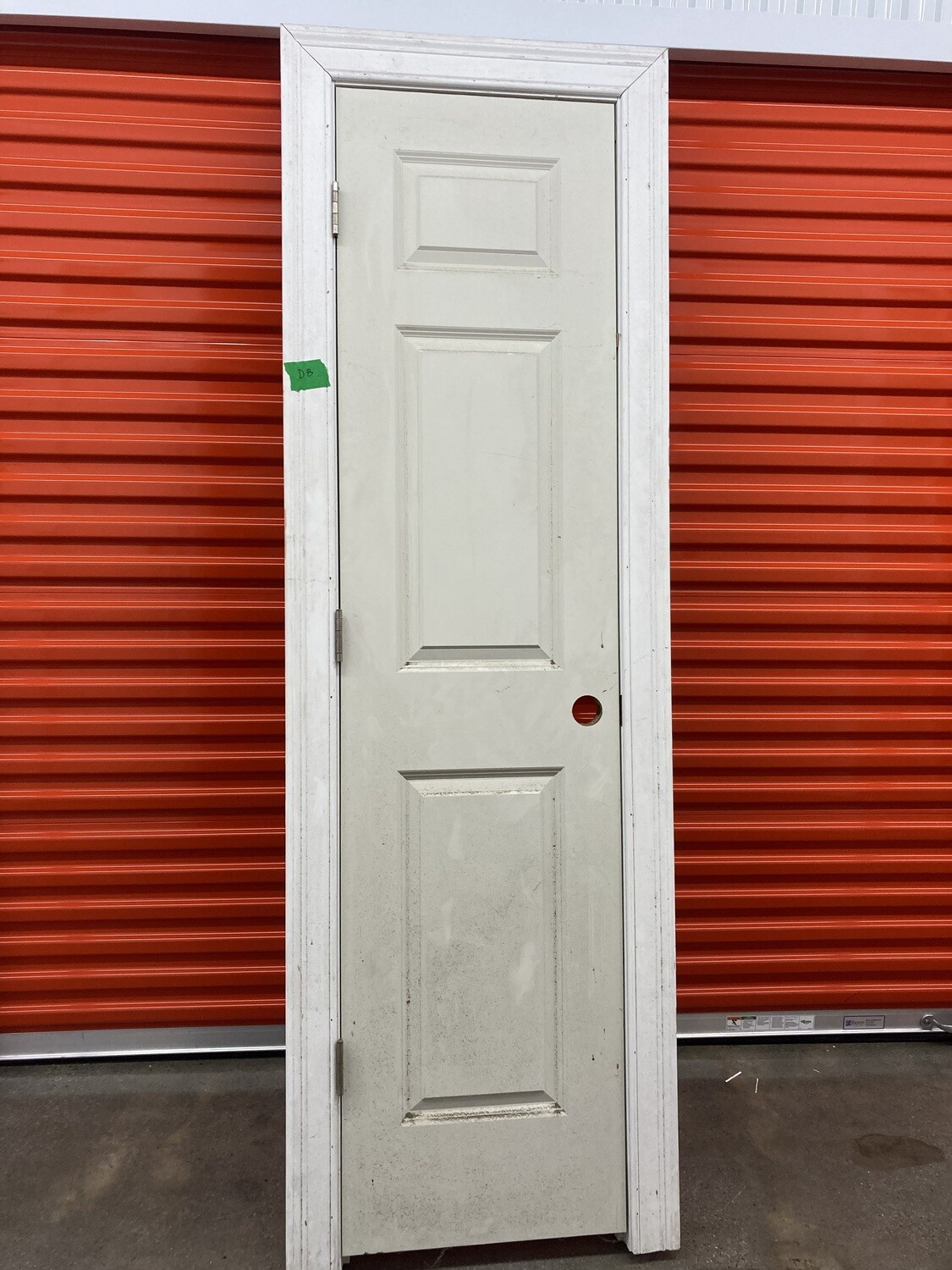 New Interior Prehung RH Door, 3-panel w/trim 20x80 (D8) #1148 ** 10 mos. to sell, clearance
