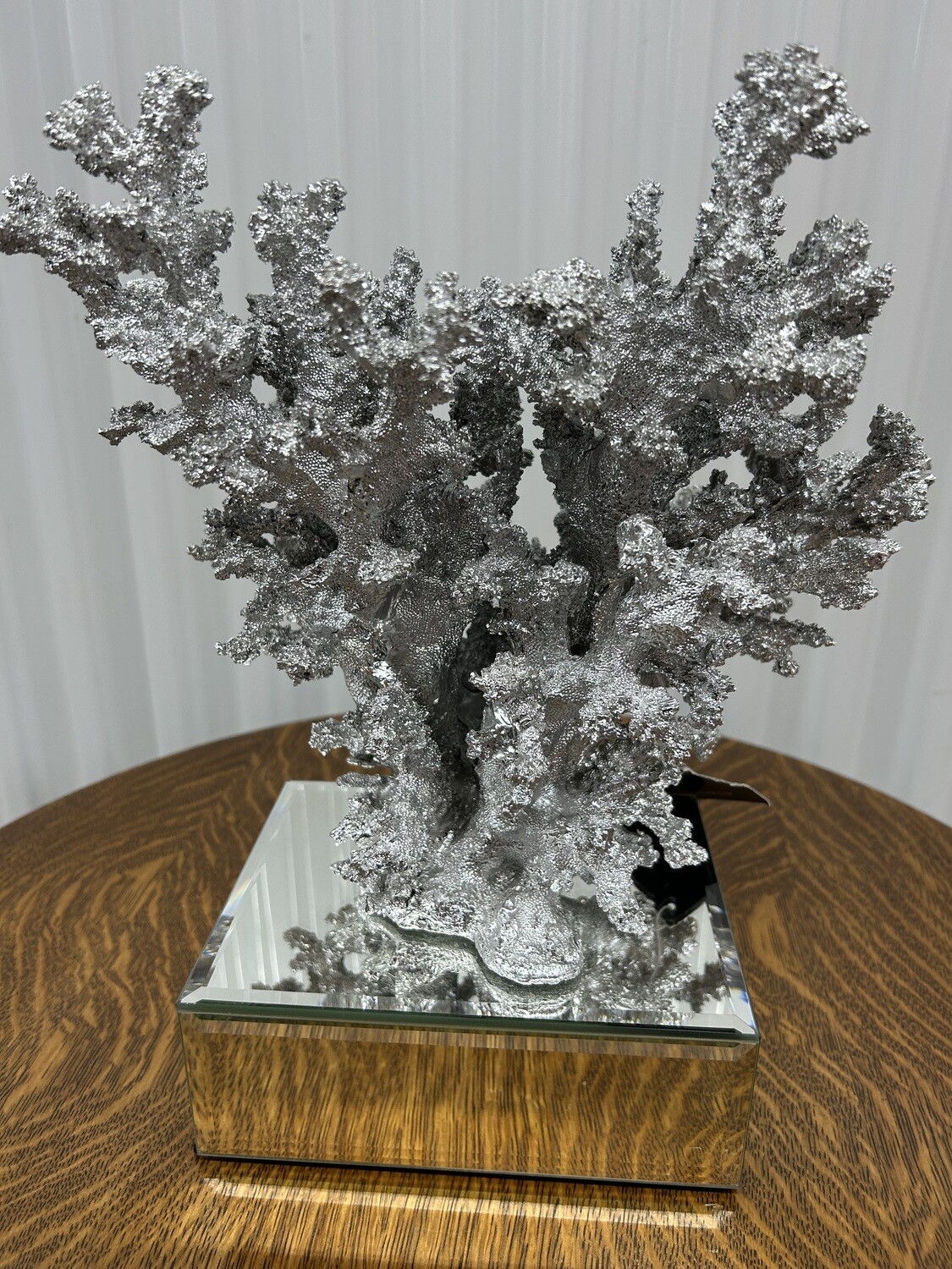 Like new! Nicole Miller Home Coral Sculpture on mirrored box #2314 ** 9 mos. to sell, 50% off + 30% sale