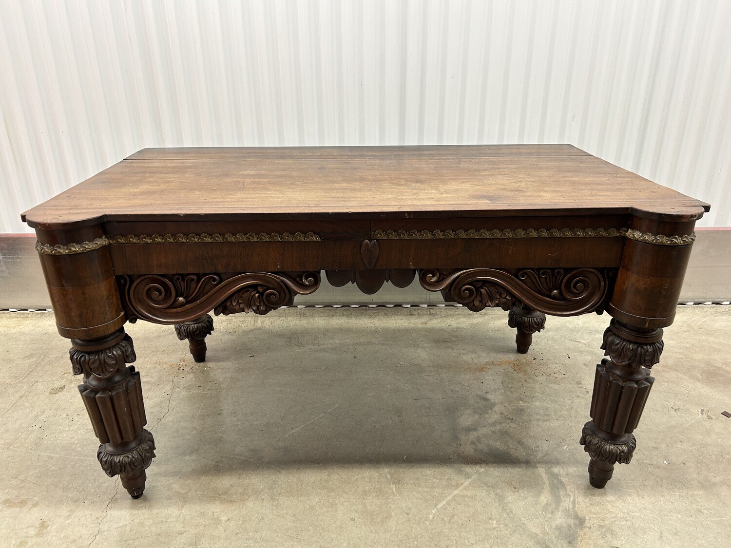 Antique Baroque-style Table / Desk #2213
