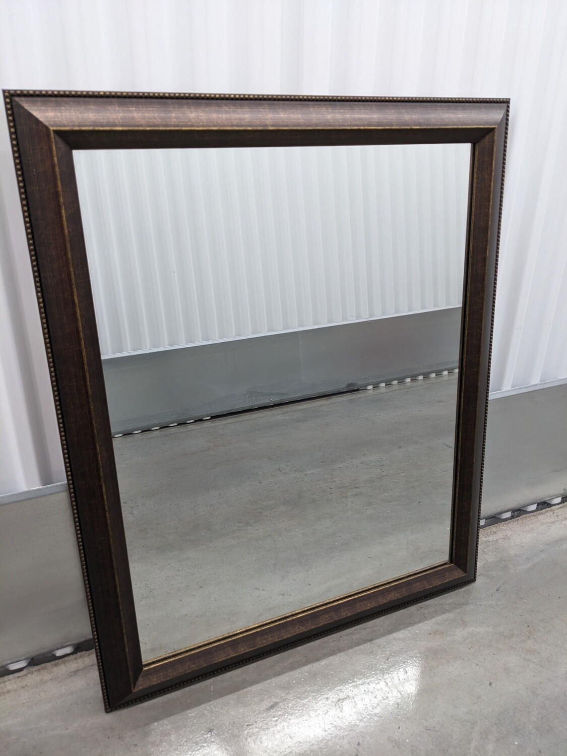 Mirror, faux wood frame #2314 ** 8 mos. to sell, 50% off + 30% sale
