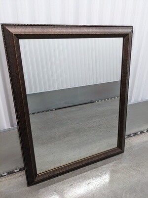 Mirror, faux wood frame #2314