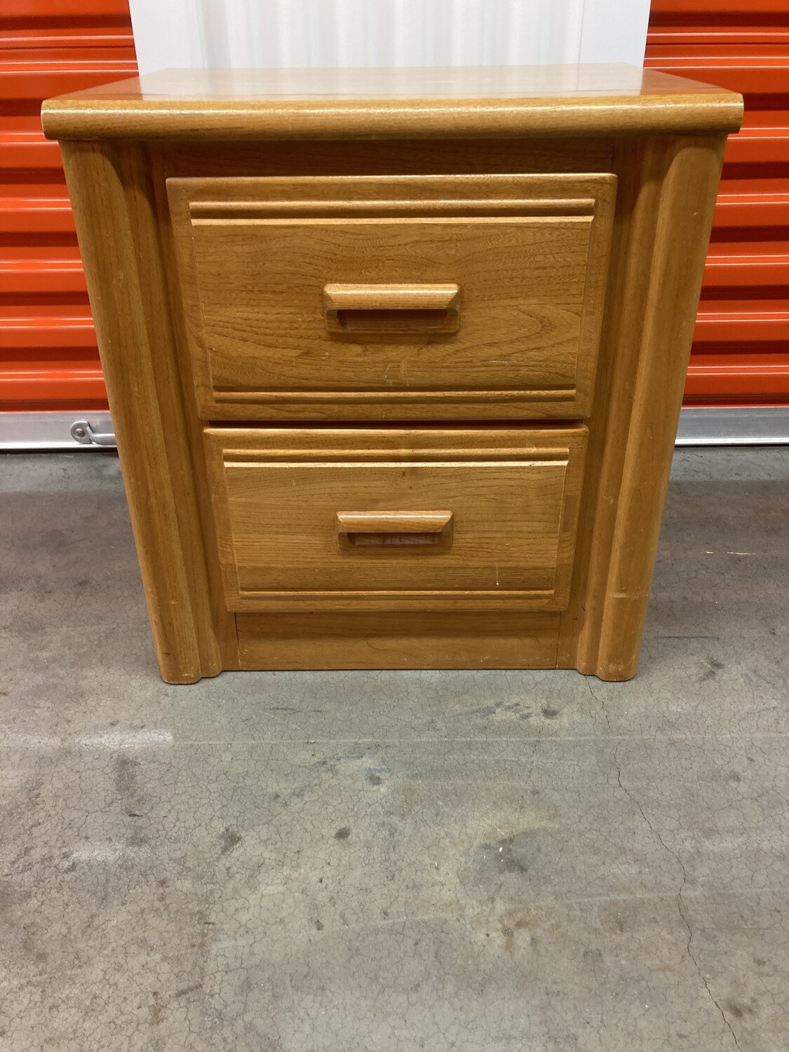 2-drawer Nightstand, light oak color #2124