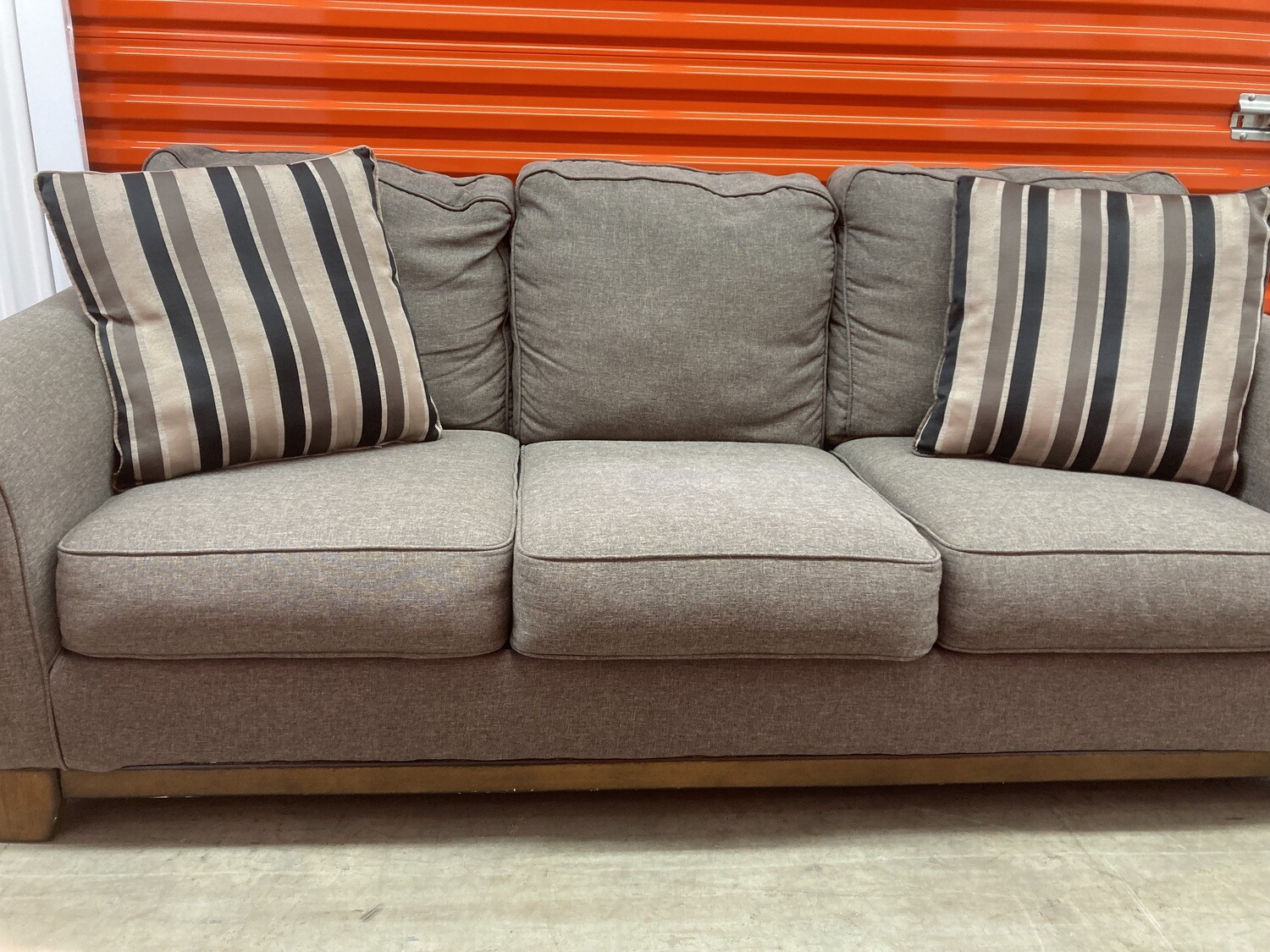 Ashley Furn. Sofa, Taupe - beautiful! #2322 - 2 MOS. TO SELL, 50% off