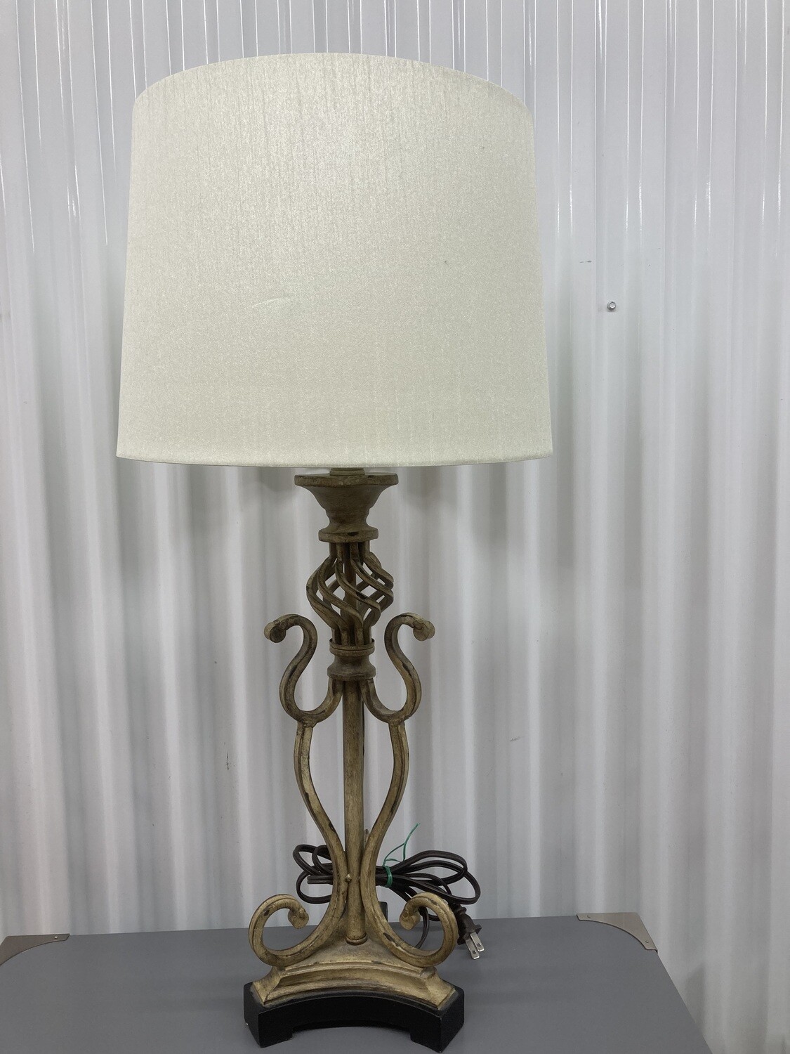 Table Lamp, metal triangular base #2103 ** 7 mos. to sell, 50% off + 30% sale