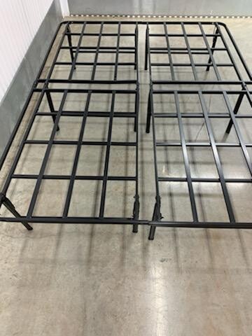 Queen Metal Bed Frame, folds up compact! #2125