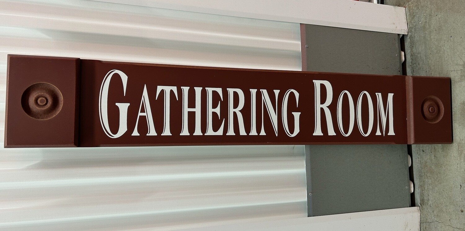 Wall Plaque: Gathering Room #2314