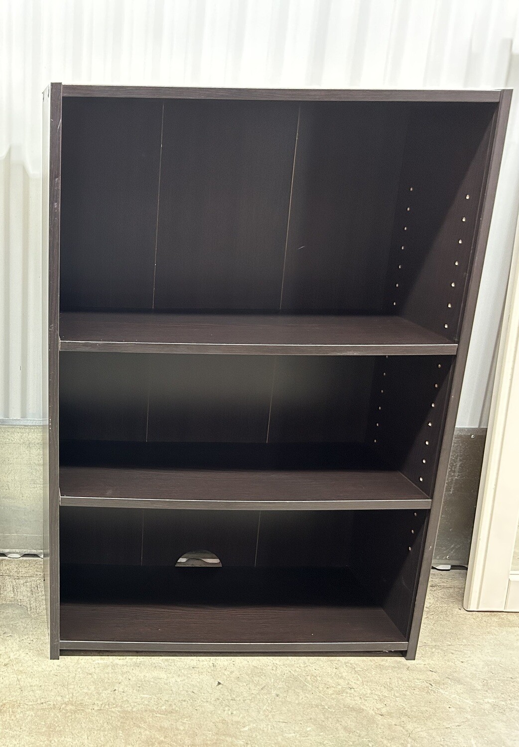 Black Bookcase, 2 shelves, looks new! #2214