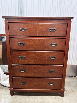 Tall 5-drawer Dresser, Craftsman look #1149