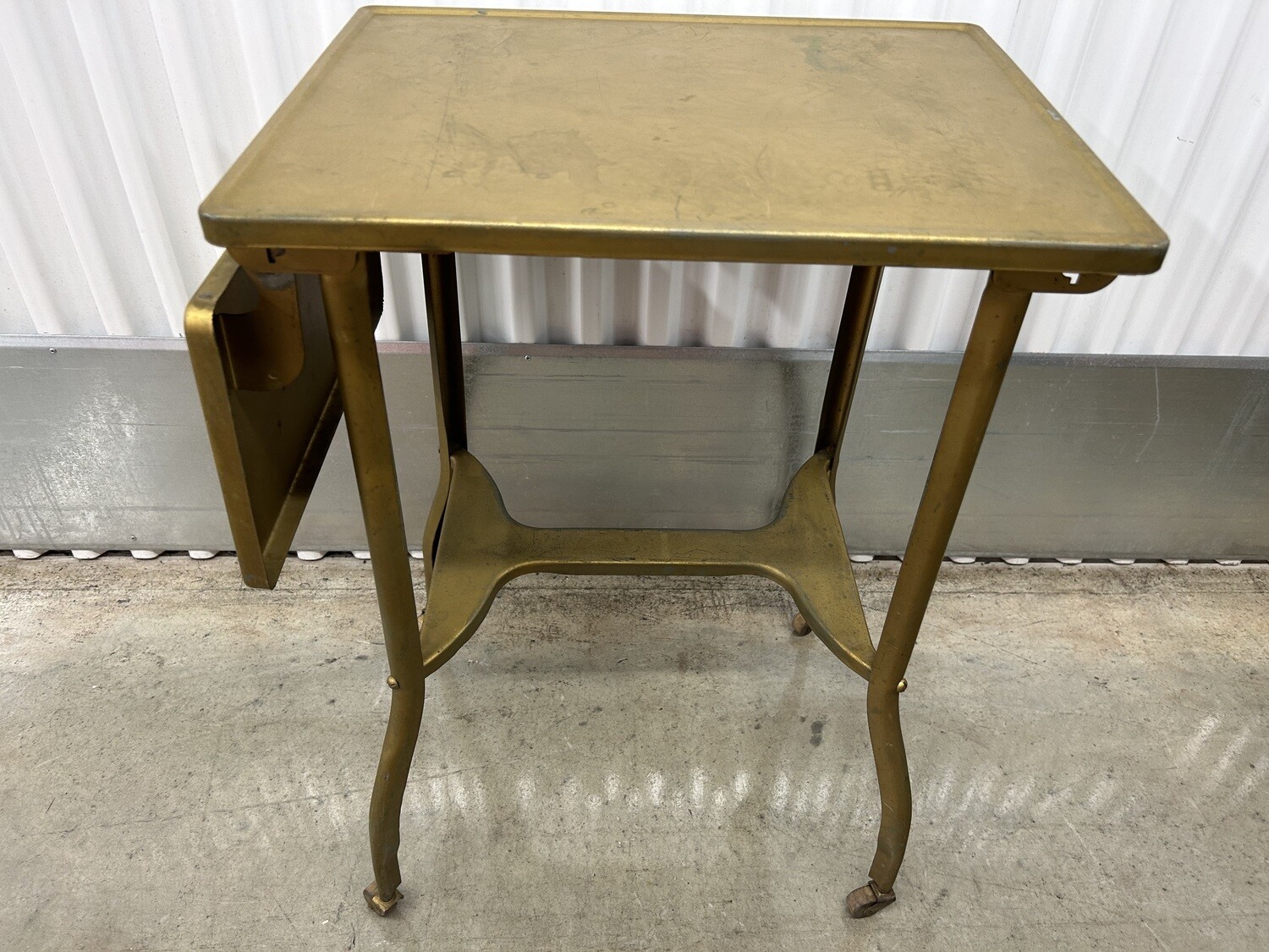 Vintage Metal Typewriter Table