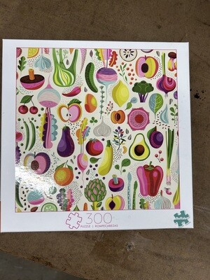 New! 300-piece Jigsaw Puzzle "Fruit & Veggies" #2314
