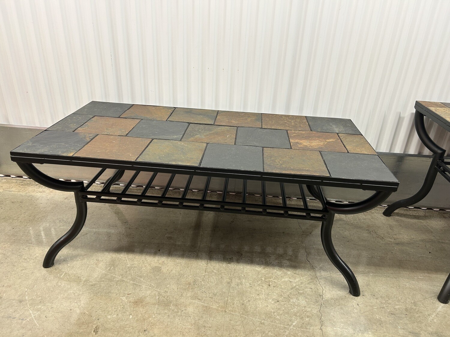 Ashley "Antigo" Coffee Table, slate tiles 2126