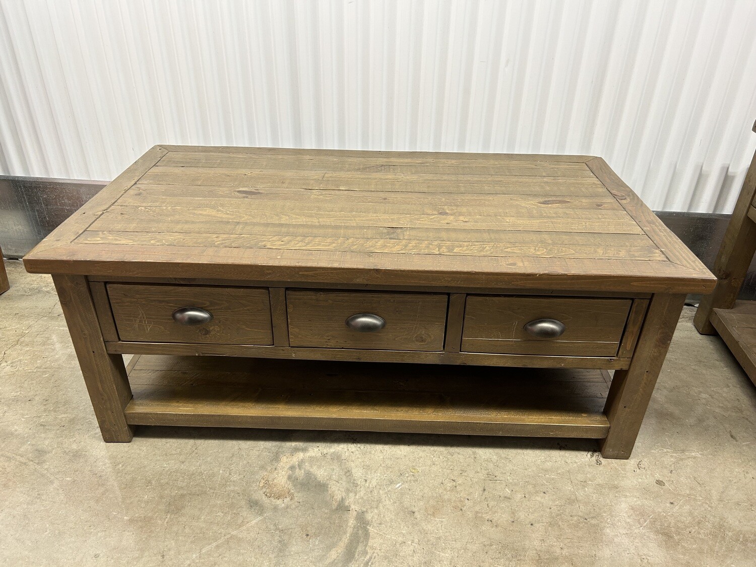 Weathered-look Coffee Table, 4 ft #1247 ** 2 mos. to sell, full price