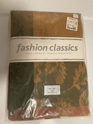 New! Fashion Classics Tablecloth 60x84 oval (TBLC5) #2314