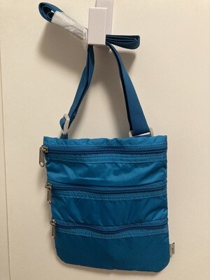 New! Eddie Bauer 3-zip bag, teal (EB2) #2314