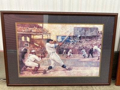 Framed Art: Baseball, Base Hit #2009