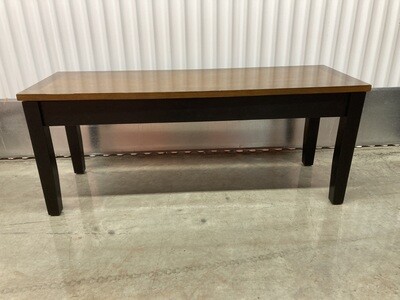 Piano /Hall Bench with storage, black frame #2103