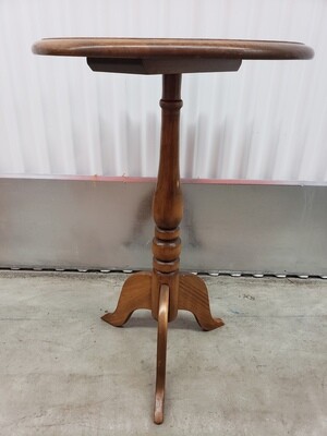 Accent Table, round, light brown #2103