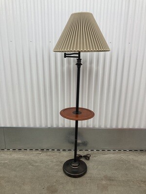 Floor Lamp with small shelf, adjustable arm #2213