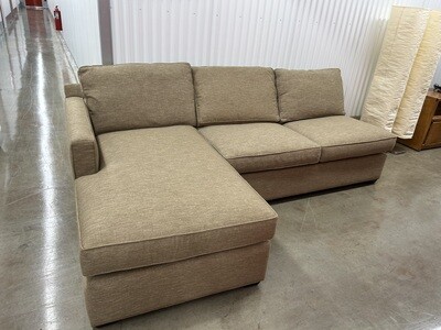Crate & Barrel 2-piece Sectional w/ chaise, like new! #2212