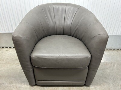 Gray Barrel Chair #2103