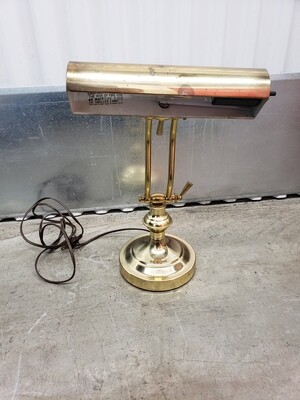 Shiny Brass Desk Lamp #2314
