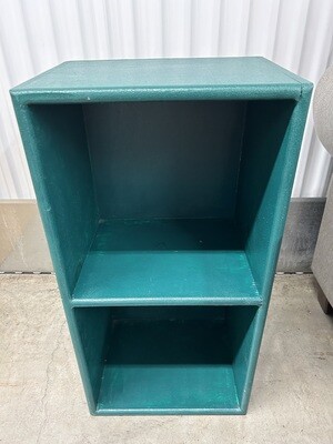 Small Blue-Green Bookcase / Cabinet, 15" wide #2124